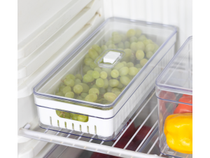 ORGANIZADOR ACRILICO 33X14X07CM C/TELA