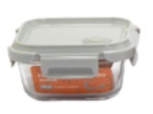 POTE VIDRO 310ML TAMPA-HERMETICA 4-CORES