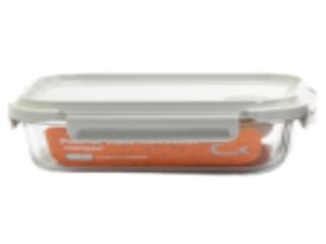 POTE VIDRO 1040ML TAMPA-HERMETICA 4-CORES