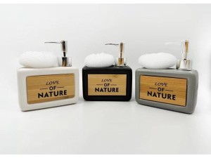 DISPENSER CERAMICA C/ESPONJA 3-CORES