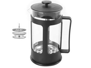 CAFETEIRA FRANCESA 600ML VIDRO/PLASTICA