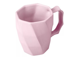 CANECA CERAMICA 260ML DUBAI ROSA