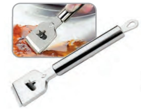 ESPATULA RASPADORA INOX 18CM