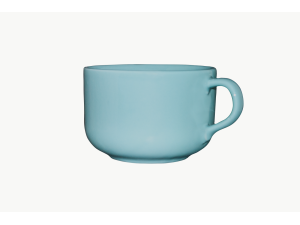 XICARA JUMBO 450ML VERDE CERAMICA