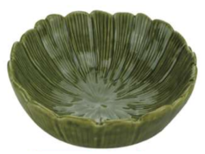 CENTRO MESA CERAMICA 20CM BOWL VERDE