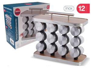 PORTA CONDIMENTO INOX C/12 