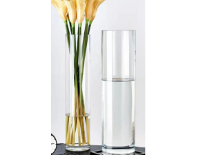 VASO VIDRO CILINDRO 24X12CM