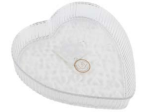 BANDEJA ACRILICO CORACAO 19CM