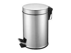 LIXEIRA PEDAL 05L INOX