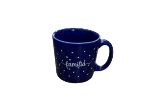 CANECA CERAMICA 120ML SPOT AZUL