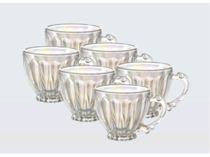 JOGO 6 XICARA VIDRO 200ML FURTACOR ITALIA