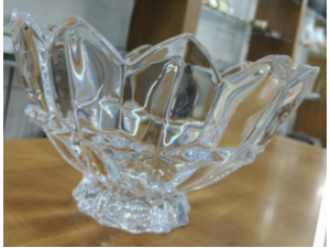 CENTRO MESA VIDRO 25X14CM 2,0L