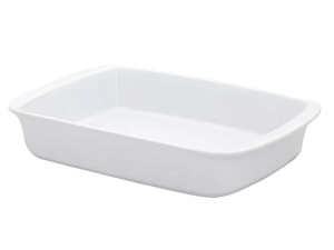 REFRATARIO CERAMICA TANGO 34X21X6.5CM BRANCO 2,0L