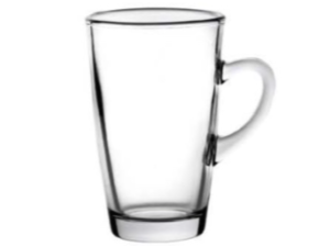 JOGO 2 CANECA VIDRO 350ML ALTA