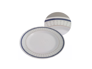 PRATO DE MELAMINA RASO 25CM - MEDALHAO PLUS 