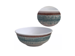 BOWL DE MELAMINA 15CM PINCELADO PLUS
