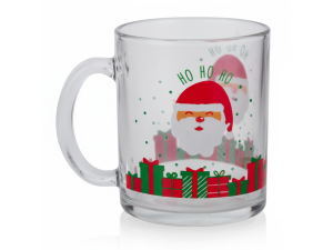 CANECA DE VIDRO 215ML BOZIC NATAL