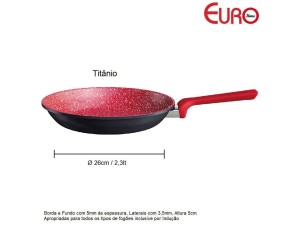 FRIGIDEIRA COLORSTONE 26CM TITANIO